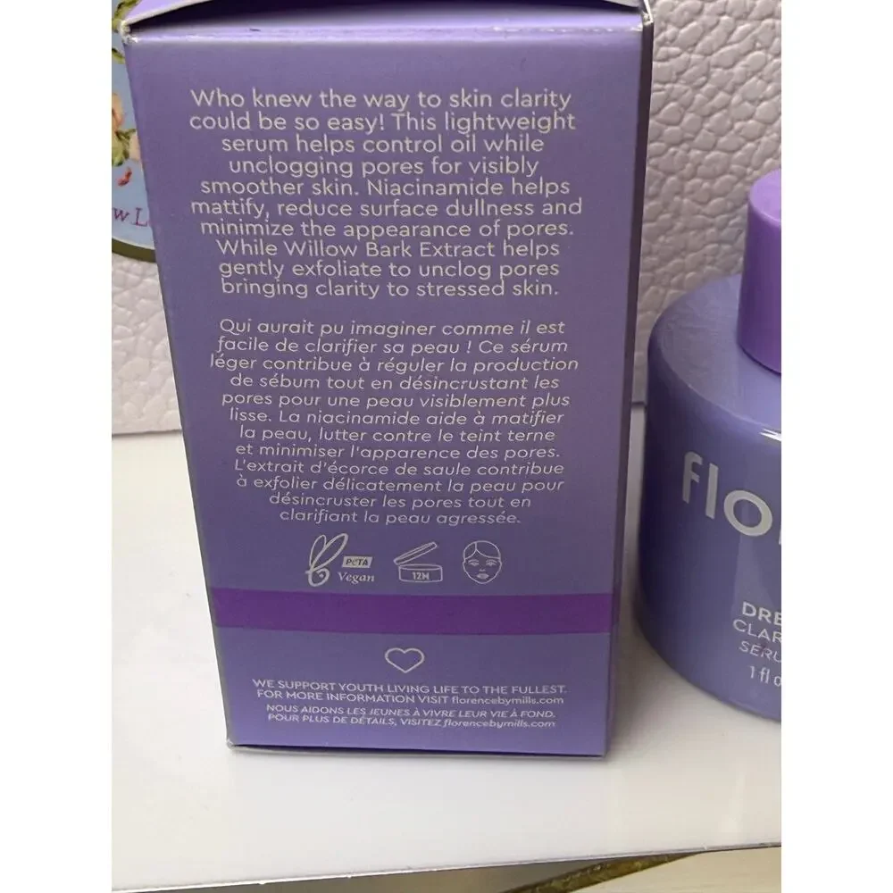 florence by mills Dreamy Drops Hydrating Serum 30 mL - NEW in box